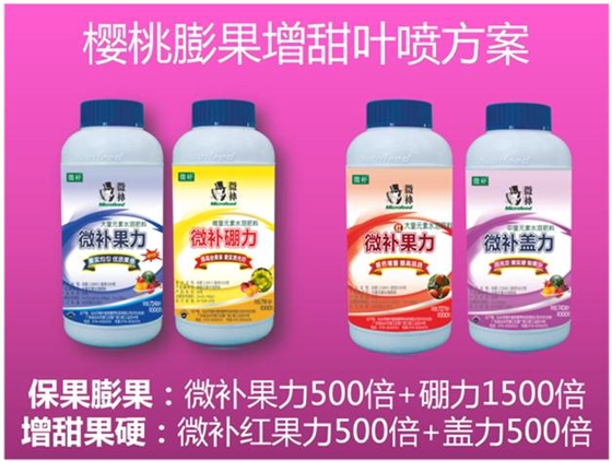 櫻桃用什么葉面肥？