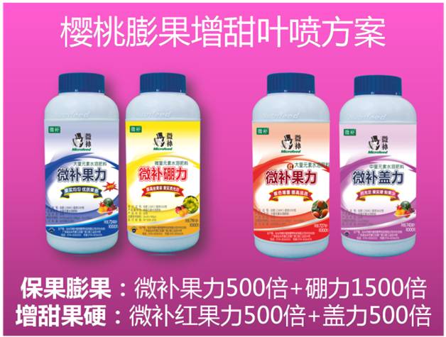 櫻桃用什么葉面肥？